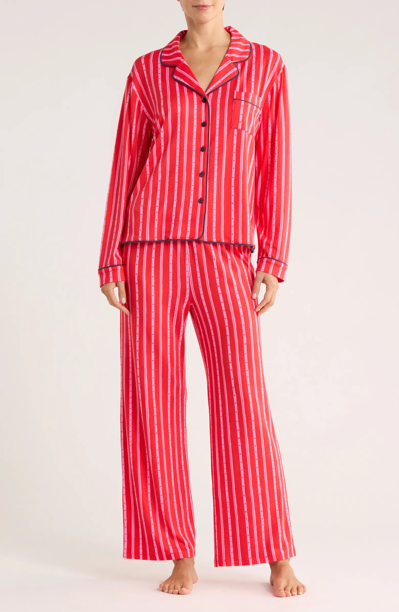 Honeydew Quiet Night Long Sleeve Button-Up Top & Pants Pajamas | Nordstromrack | Nordstrom Rack