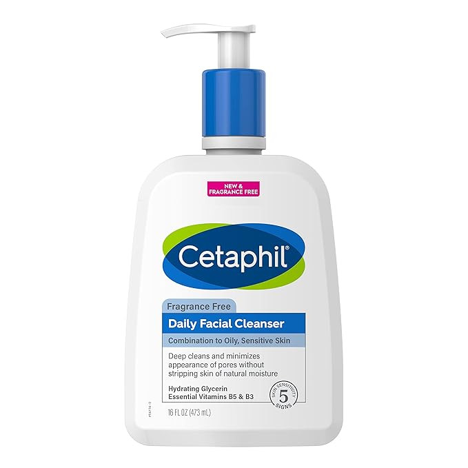 Cetaphil Face Wash, Daily Facial Cleanser for Sensitive, Combination to Oily Skin, NEW 16 oz, Fra... | Amazon (US)