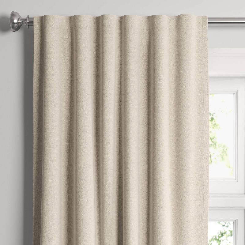 1pc Blackout Aruba Linen Window Curtain Panel - Threshold™ | Target