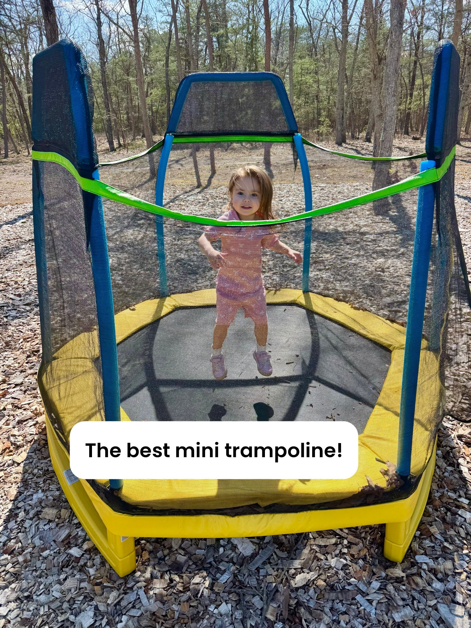 Best toddler trampoline! The kids spend so much time out here!

kids trampoline, toddler trampoline, indoor trampoline for kids, outdoor trampoline, mini trampoline with handle, toddler exercise toy, kids active play, backyard play equipment, safe trampoline for toddlers, sensory play equipment

#LTKmomlife #LTKKids #LTKBaby