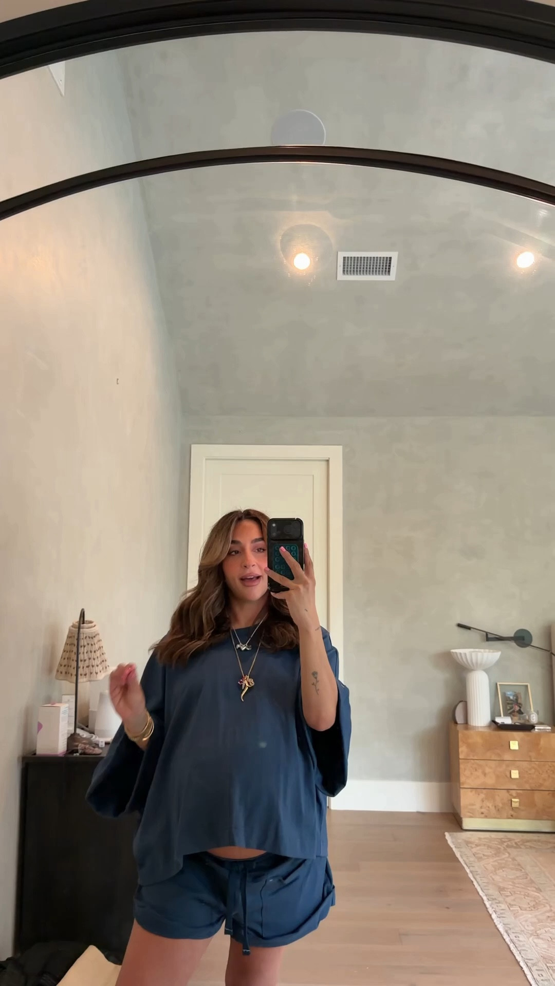 Wearing a medium in all! Go with your true size if not pregnant
@freepeople #freepeoplepartner
