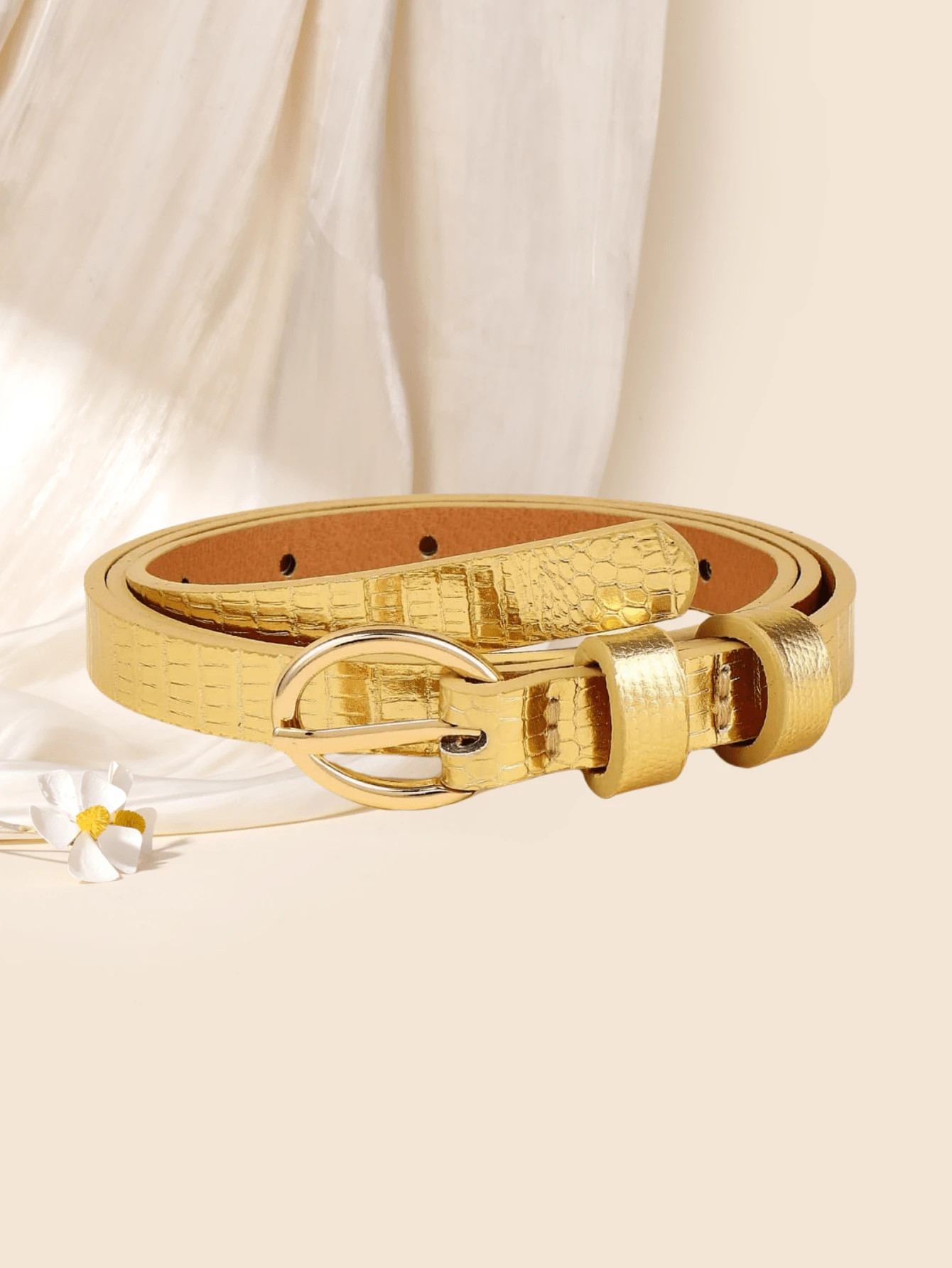 Party Oval Buckle Belt Summer, School Fall, Autumn, Halloween | SHEIN