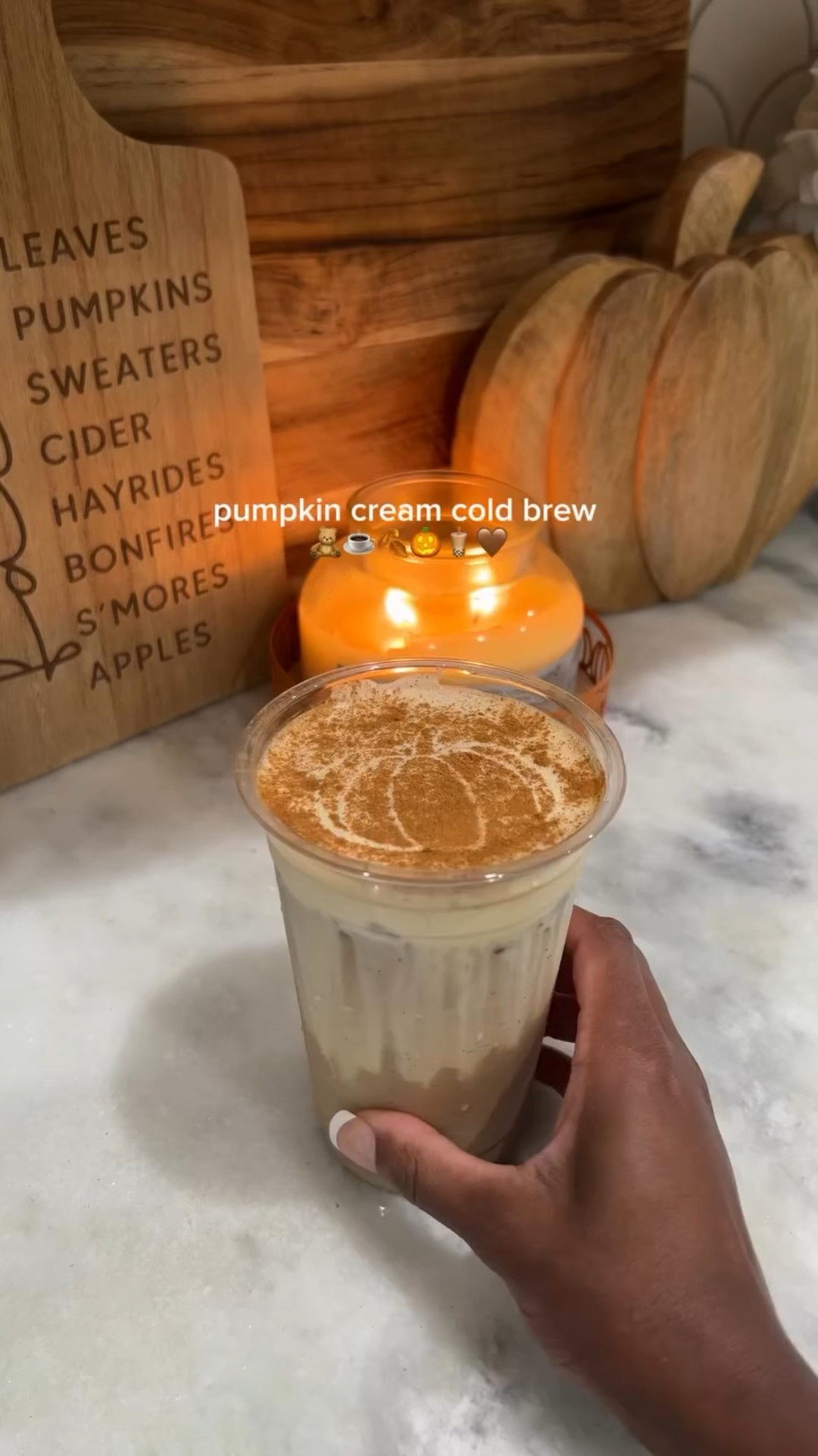 pumpkin cream cold brew! I’ll be making this all season long 🍂🤎
♡
♡
♡
#fallvibes #cozyathome #cozyvibes #pumpkincreamcoldbrew #pumpkinspiceseason #fallcoffee #cozycoffee #starbucksathome #fallseason #pumpkinseason  #pumpkincoldbrew #pumpkincoffee #fall #blackgirltiktok  #fallaesthetic #autumnvibes #falltok #pumpkinspice #fypシ #fyp #fallrecipes #fallfood #coffee #autumnrecipes #pumpkinfood #coffeetiktok #comfortfood #gilmoregirls