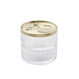 Umbra Tesora Jewelry Organizer, Two-Tier Storage Box with Removable Lid, Glass/Brass | Amazon (US)