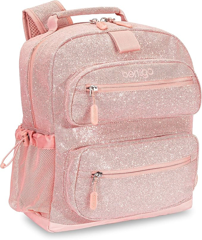 Bentgo Kids Glitter Backpack - Lightweight 14” Backpack for School, Travel & Daycare, Ideal for... | Amazon (US)