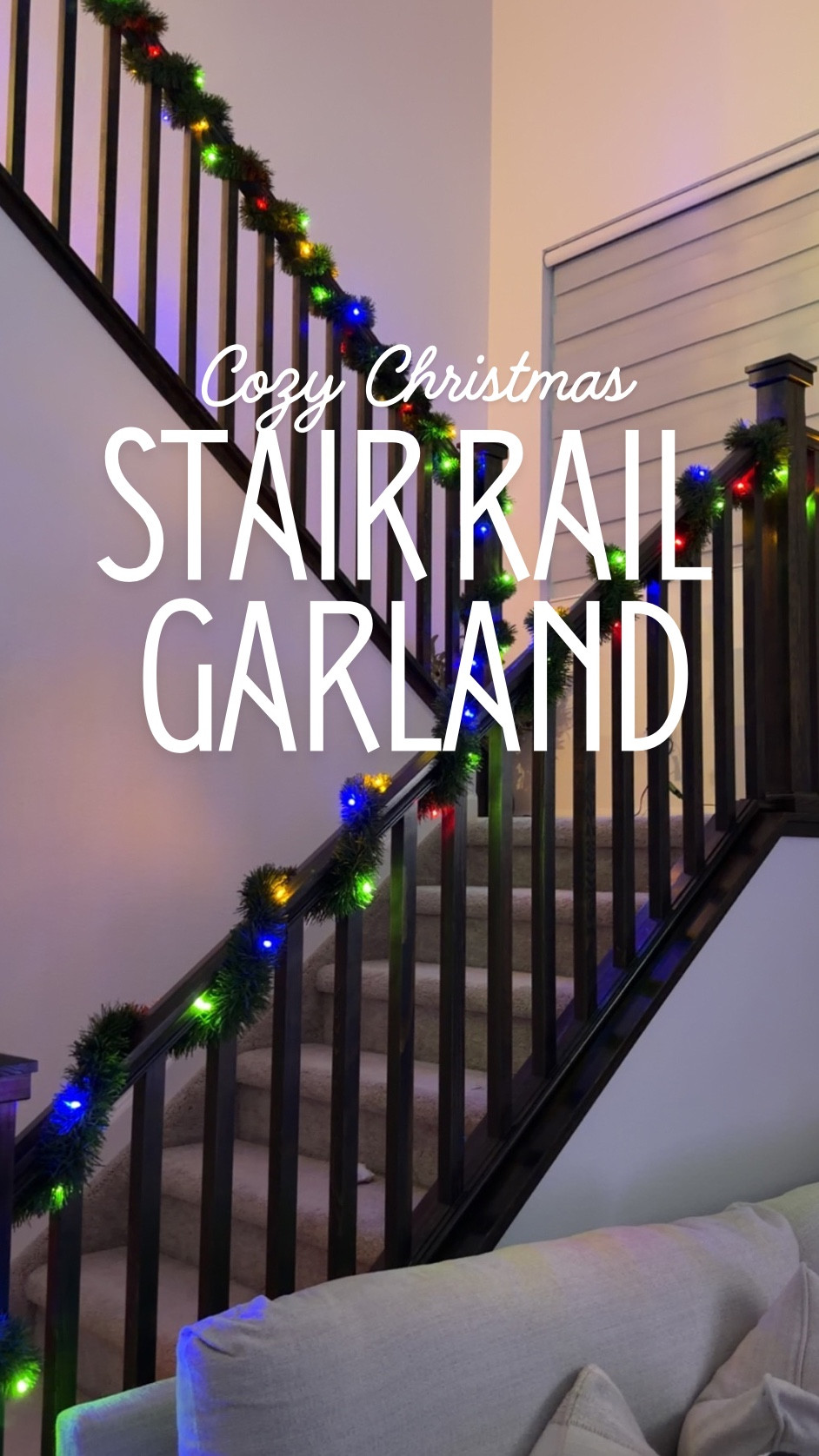 Pre-lit garland for stair case or fireplace! 25’ pre-lit garland, color changing garland

Cozy Christmas | nostalgic Christmas | garland for staircase 

#LTKHoliday #LTKHome #LTKFindsUnder50