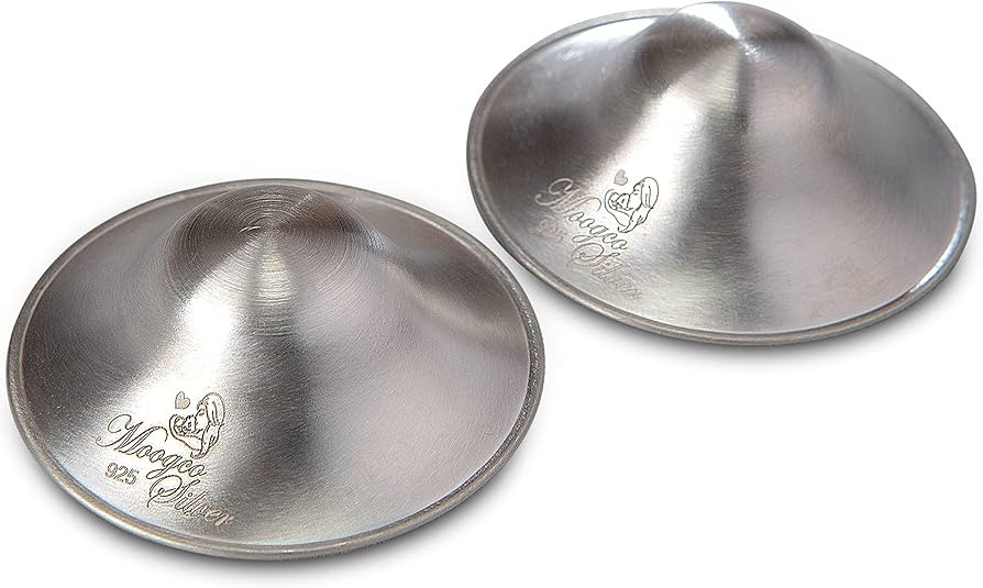 Moogco The Original Silver Nursing Cups - Nipple Shields for Nursing Newborn - Breastfeeding Esse... | Amazon (US)