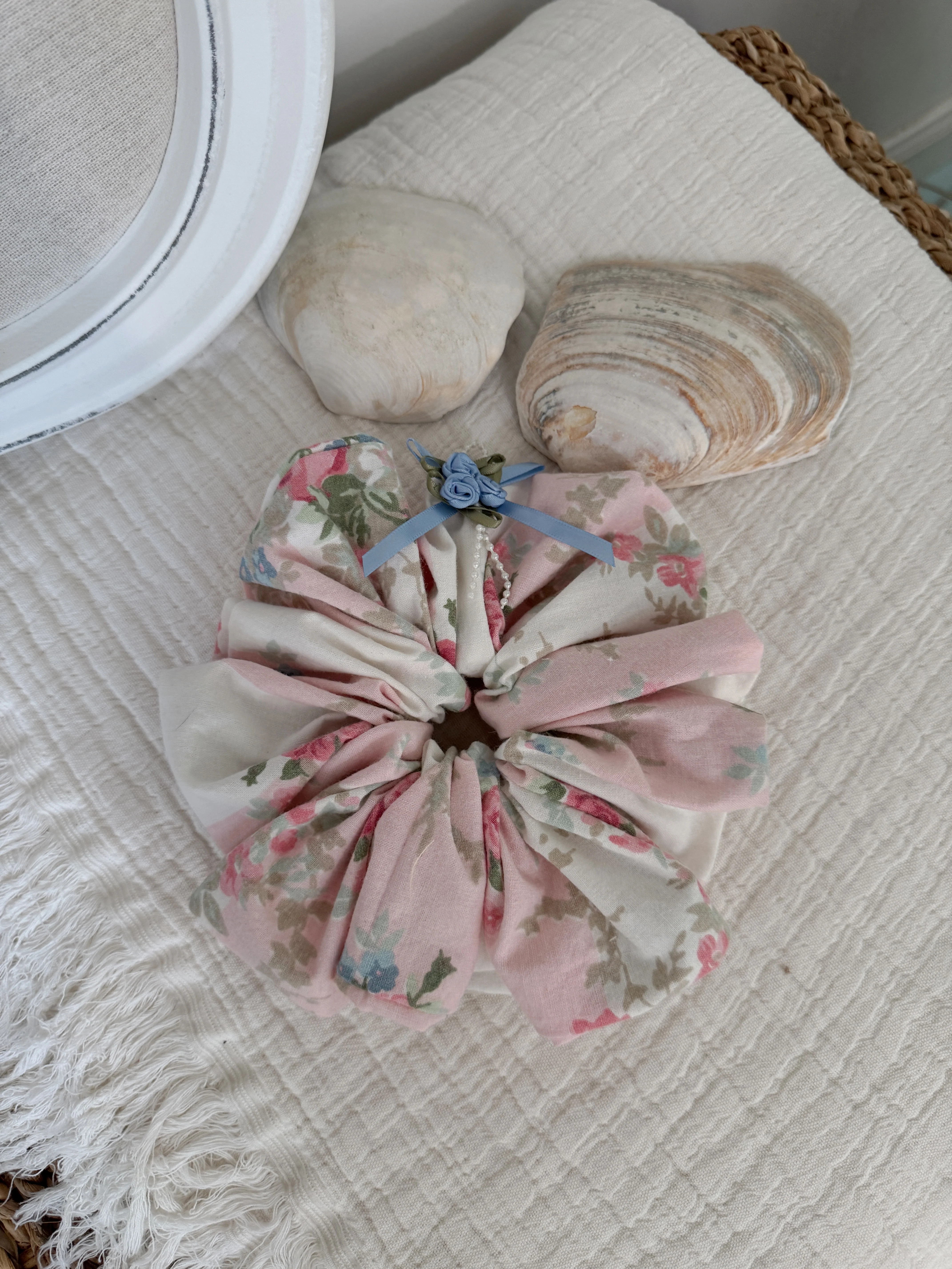 Coastal Shabby Chic Jumbo Scrunchie | Shop Your Darling Style
