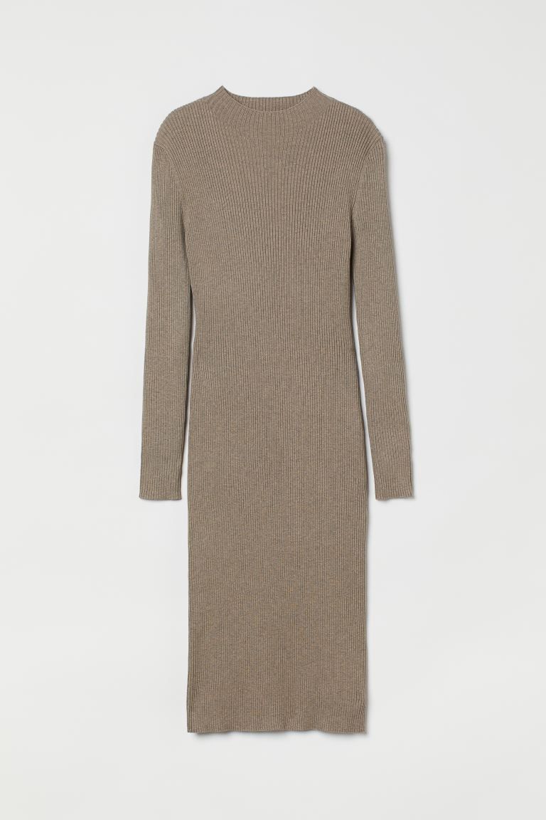 Rib-knit dress | H&M (UK, MY, IN, SG, PH, TW, HK)