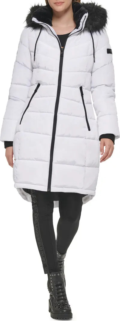 Apres Ski Faux Fur Trim Hooded Puffer Jacket | Nordstrom Rack