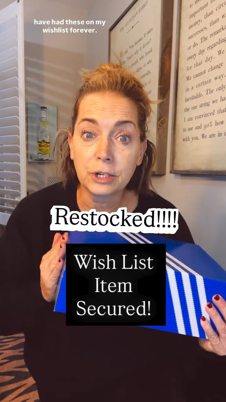 I secured them. 🐆🔥
These Leopard Adidas with the orange laces were high on my wish list — and when I saw a restock alert… I did not hesitate.
Ordered → shipped → here fast.
And yes… I absolutely filmed the unboxing because sometimes a girl just needs a little shoe excitement moment. 😌👟

Linked for you in my LTK Comment PIXIE — go peek before they disappear again.
(They go quick.)

❤️ Tap the ❤️ then
🔗 Comment PIXIE for the link.
🖤 Follow ShopPixieCo on LTK for restocks + finds 🤍

⸻

#ltkfinds #ltkfashion #ltkover50 #shopltk #restockalert #wishlistfind #adidasstyle #leopardprintstyle #statementshoes #styleover50 #womenover50style #agelessstyle #casualstyle #elevatedcasual #ootdover50 #fallstyleinspo #everydaystyle #grownupstyle #fashionover50 #50plusstyle #over50andfabulous #shoesoftheday #shoereveal #unboxingmoment #trendwithouttrying #midlifestyle 
Comment PIXIE below to receive a DM with the link to this post on my LTK ⬇ https://liketk.it/5vGQc #ltkshoecrush #ltkover40 #ltkseasonal