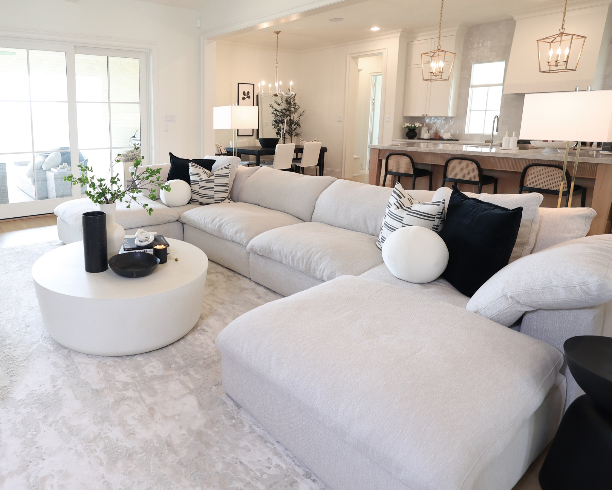 Madi Prewett-Trout @Madi Prew x 31 Chapters Home Collab! Shop her living room area. 

Our Great Room, Great Room, My Home, Pottery Barn, CB2, Restoration Hardware, Home Decor, Spring Decor, Home Refresh, Candleholder, Organic Modern, Traditional Modern, Crate and Barrel, Amazon, Amazon Home, Amazon Find, Found It On Amazon, CB2, Arhaus, Coffee Table, Coffee Table Styling, Vases. Vessels. Bowls. Barrel chair. Linen pillow. Greenery. Planter. Small mirror. Candlesticks. Frame, Shelf decor, home decor, Coffee table books