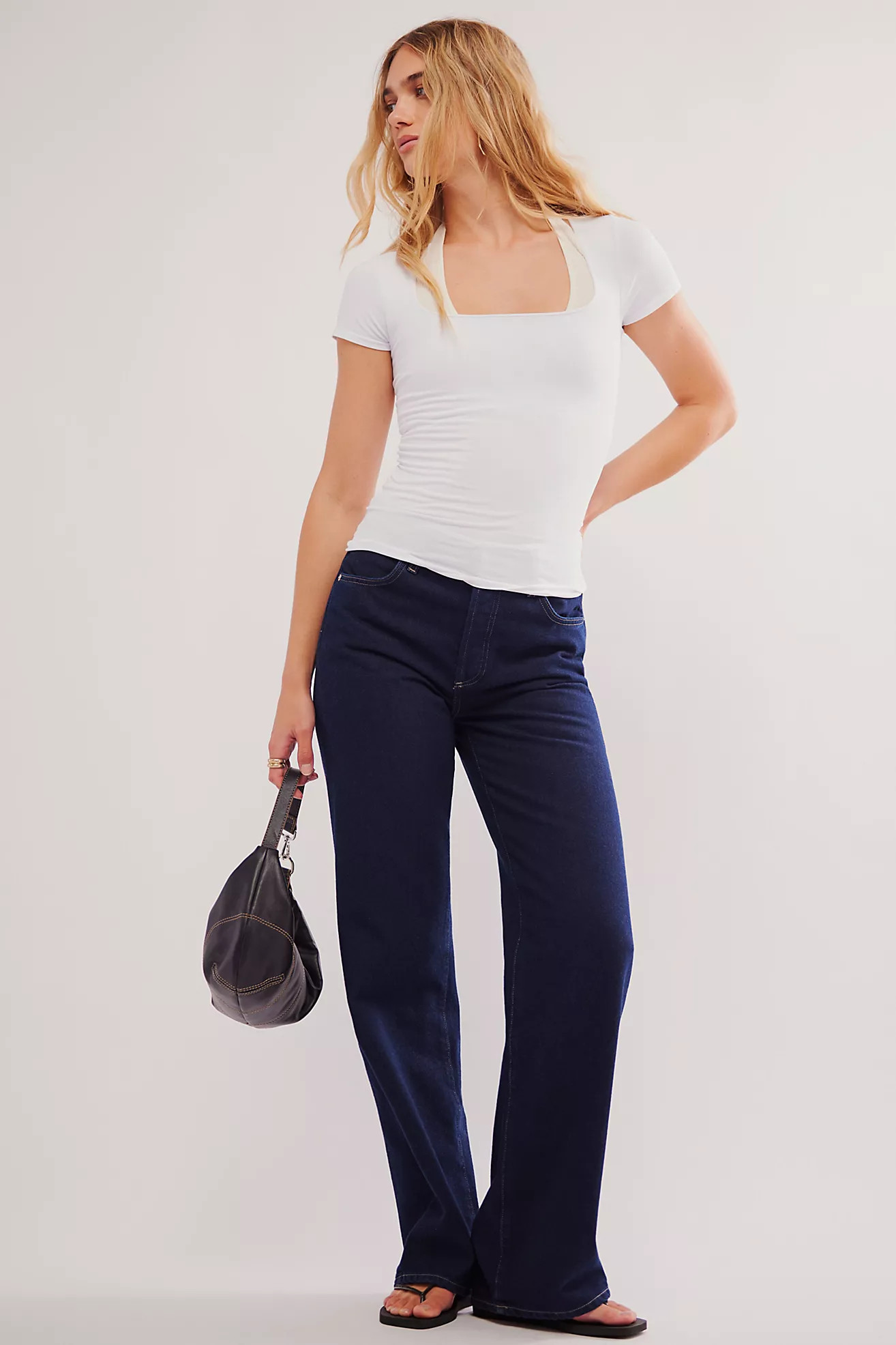 Clean Lines Sunfade Baby Tee | Free People (Global - UK&FR Excluded)