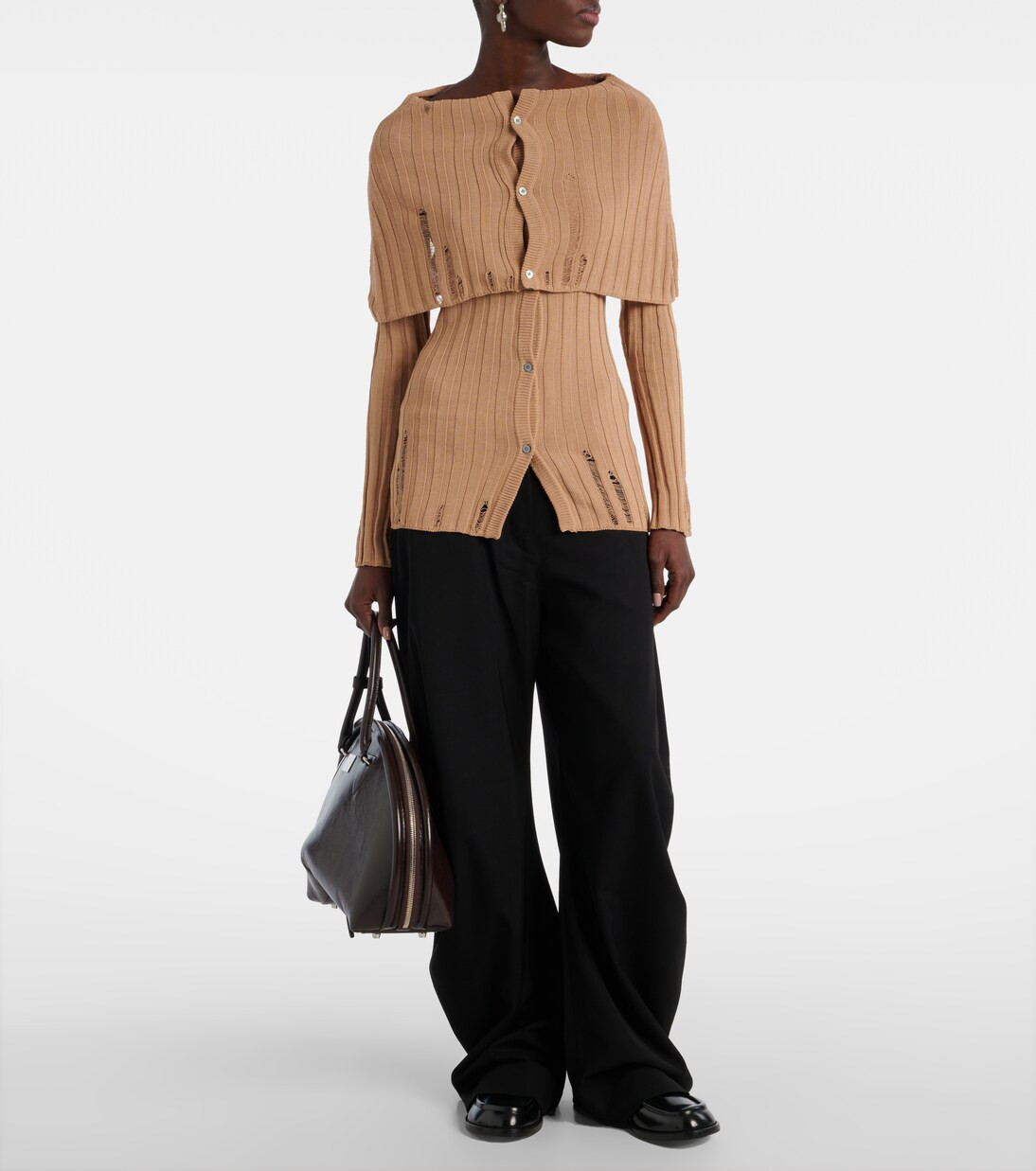 Mid-rise wide-leg pants | Mytheresa (UK)