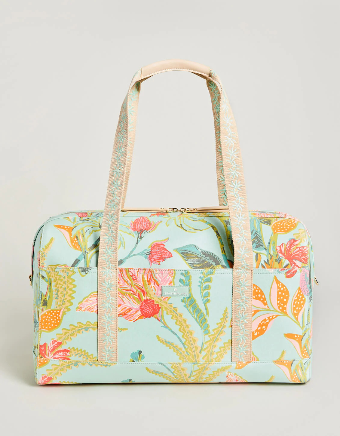 Duffle Queenie Tropical Floral Sea Foam | Spartina 449