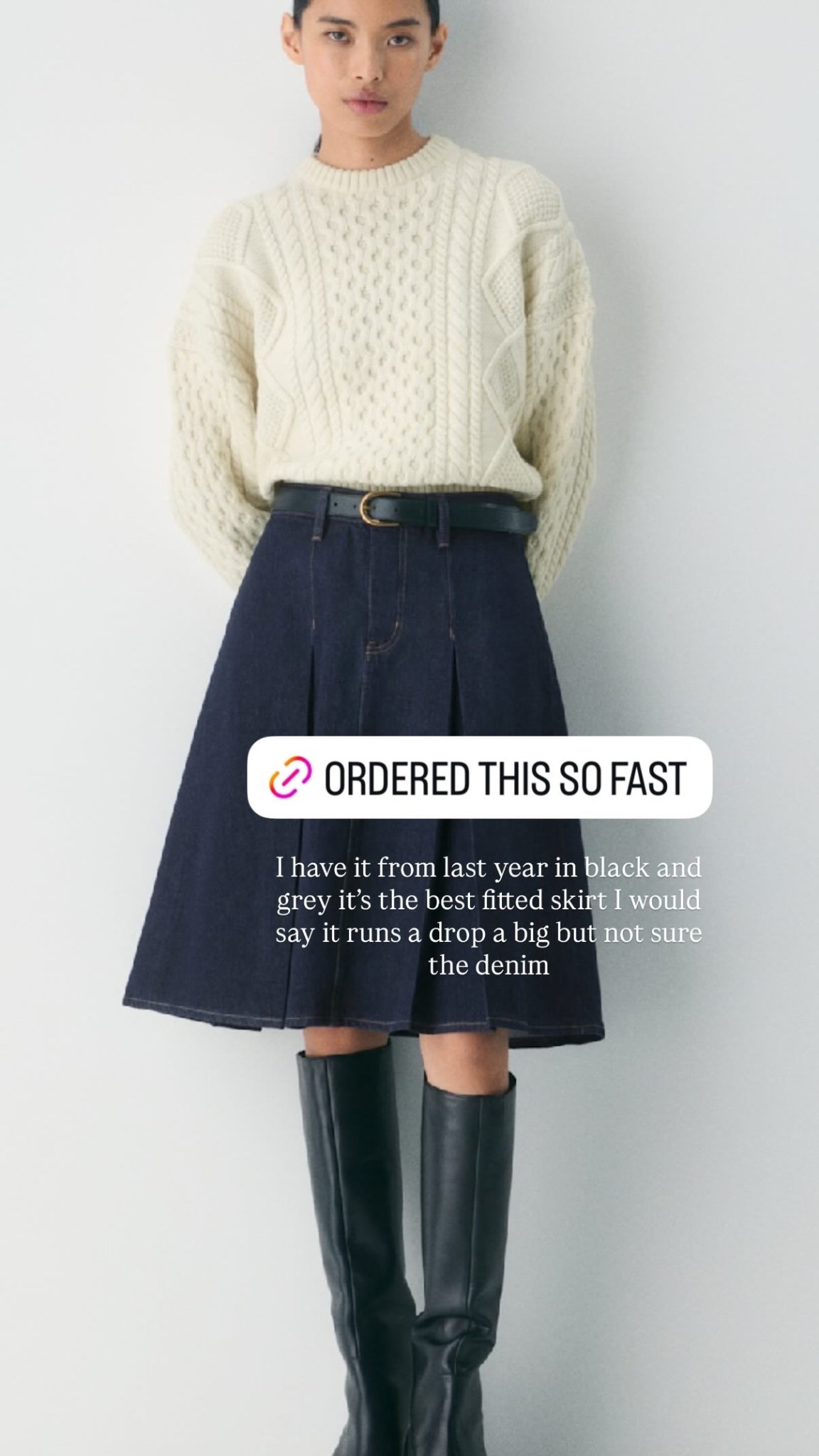 Best denim skirt 

#LTKWorkwear #LTKSeasonal #LTKStyleTip