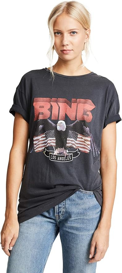 ANINE BING Women's Vintage Bing Tee | Amazon (US)