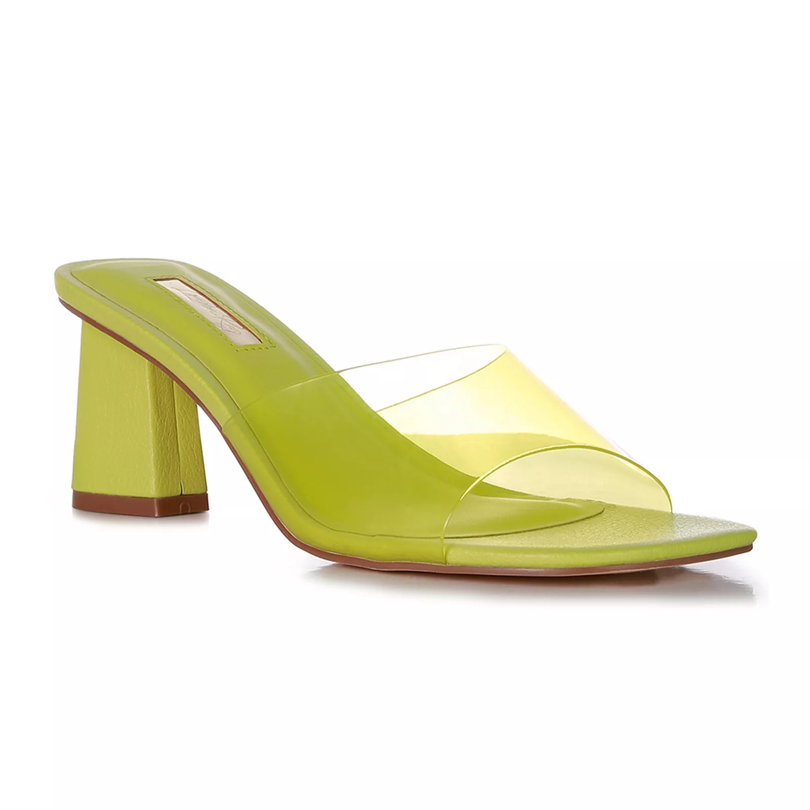 London Rag Clear Flirt Women's Clear Strap Heeled Sandals | Kohl's