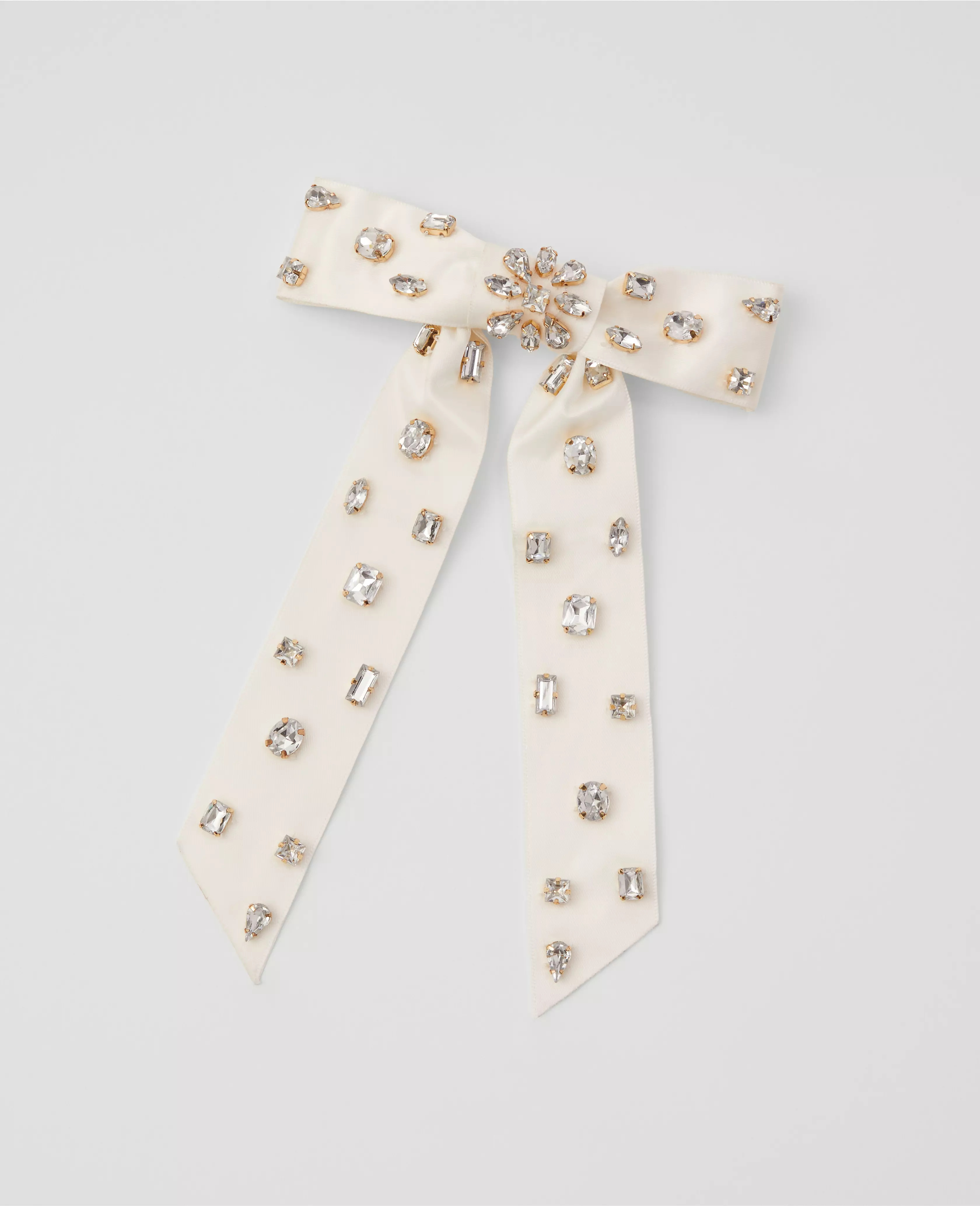 Crystal Embellished Hair Bow | Ann Taylor (US)
