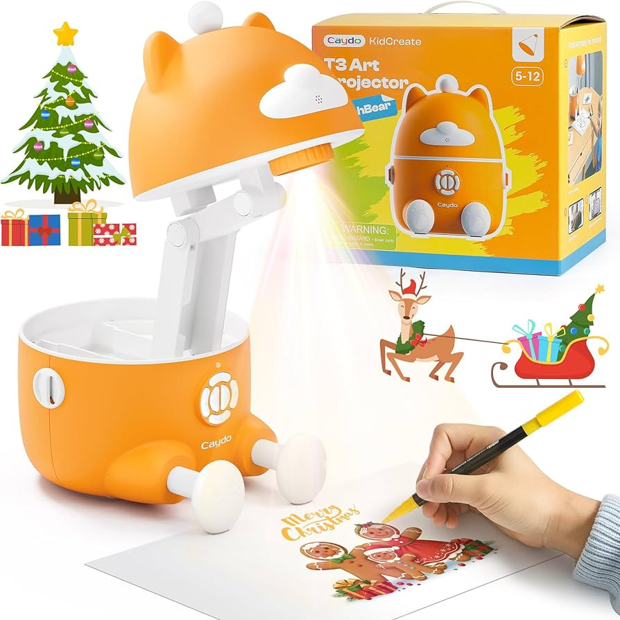 Caydo T3 Smart Drawing Projector with AI Magic, Step-by-Step Learn to Draw Projector for Kids, Ed... | Amazon (US)