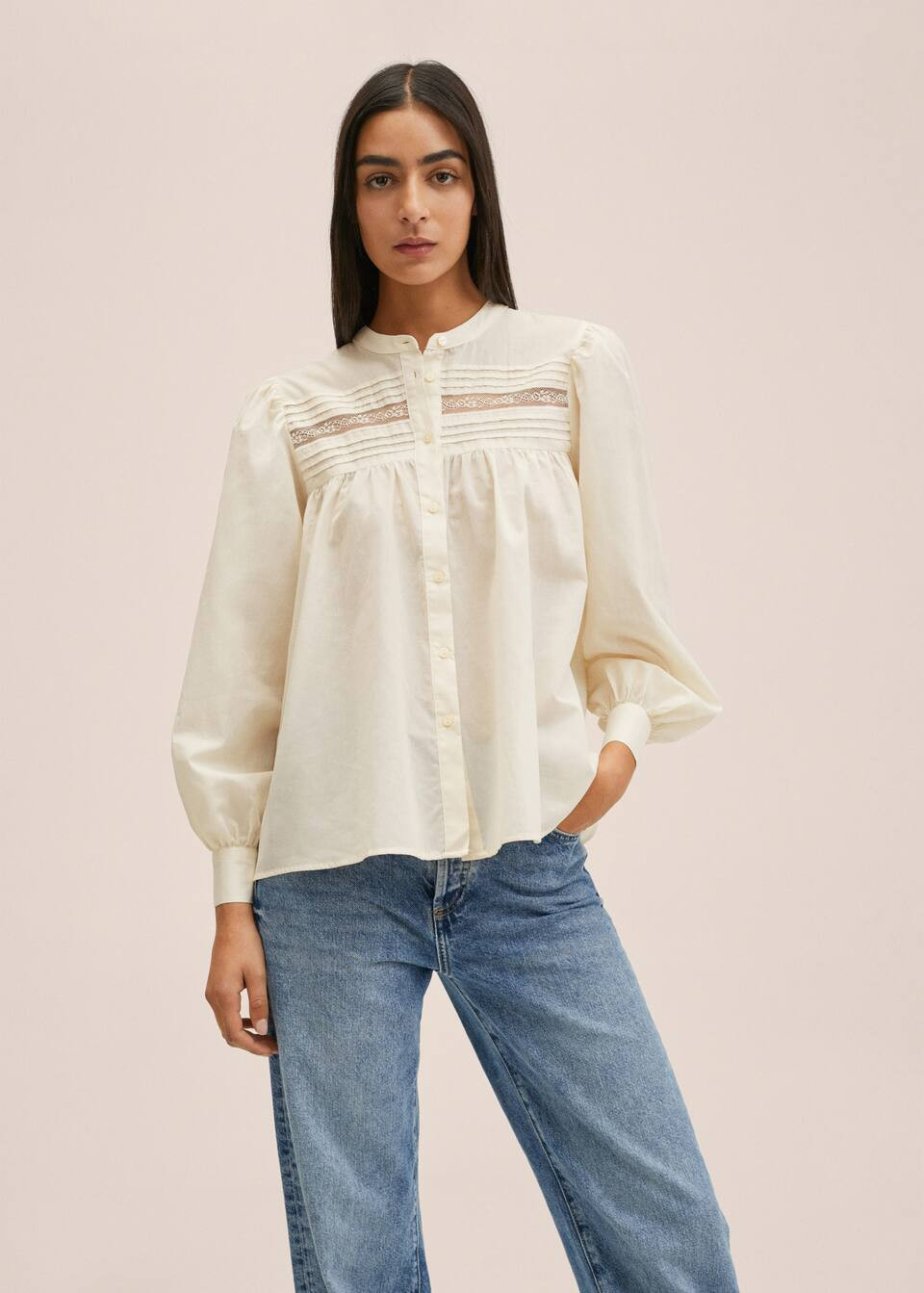 100% cotton blouse | MANGO (US)