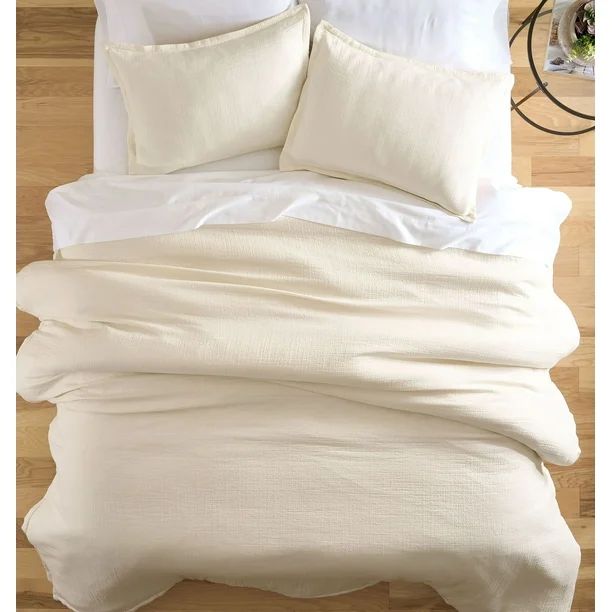 Better Homes & Gardens 3-Piece Cream Gauze Comforter Set, Full/Queen | Walmart (US)