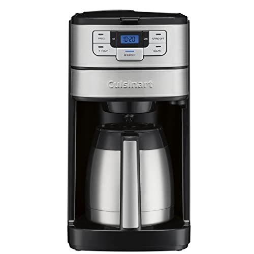Cuisinart DGB-450 Automatic Grind & Brew 10-Cup Coffeemaker, Black/Silver | Amazon (US)