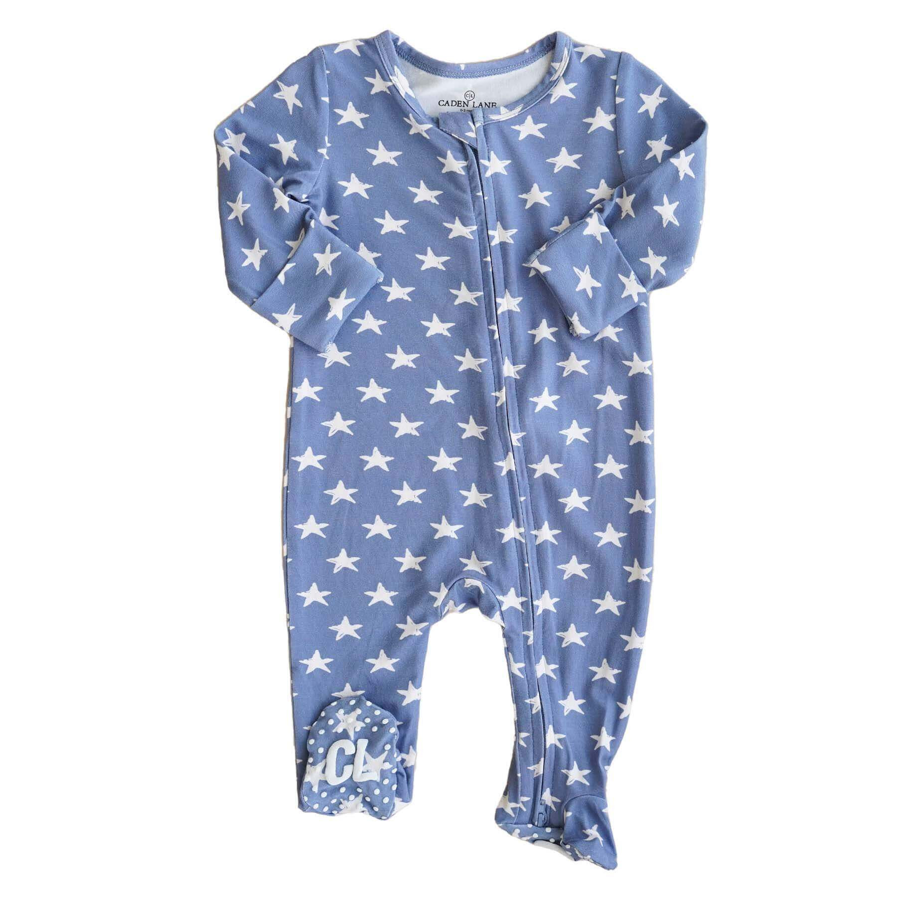 All American Zipper Footie | Caden Lane