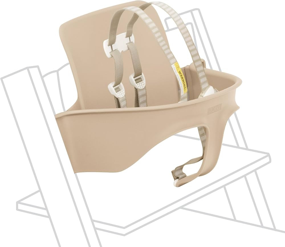 Tripp Trapp Baby Set from Stokke, Natural - Convert The Tripp Trapp Chair into High Chair - Remov... | Amazon (US)