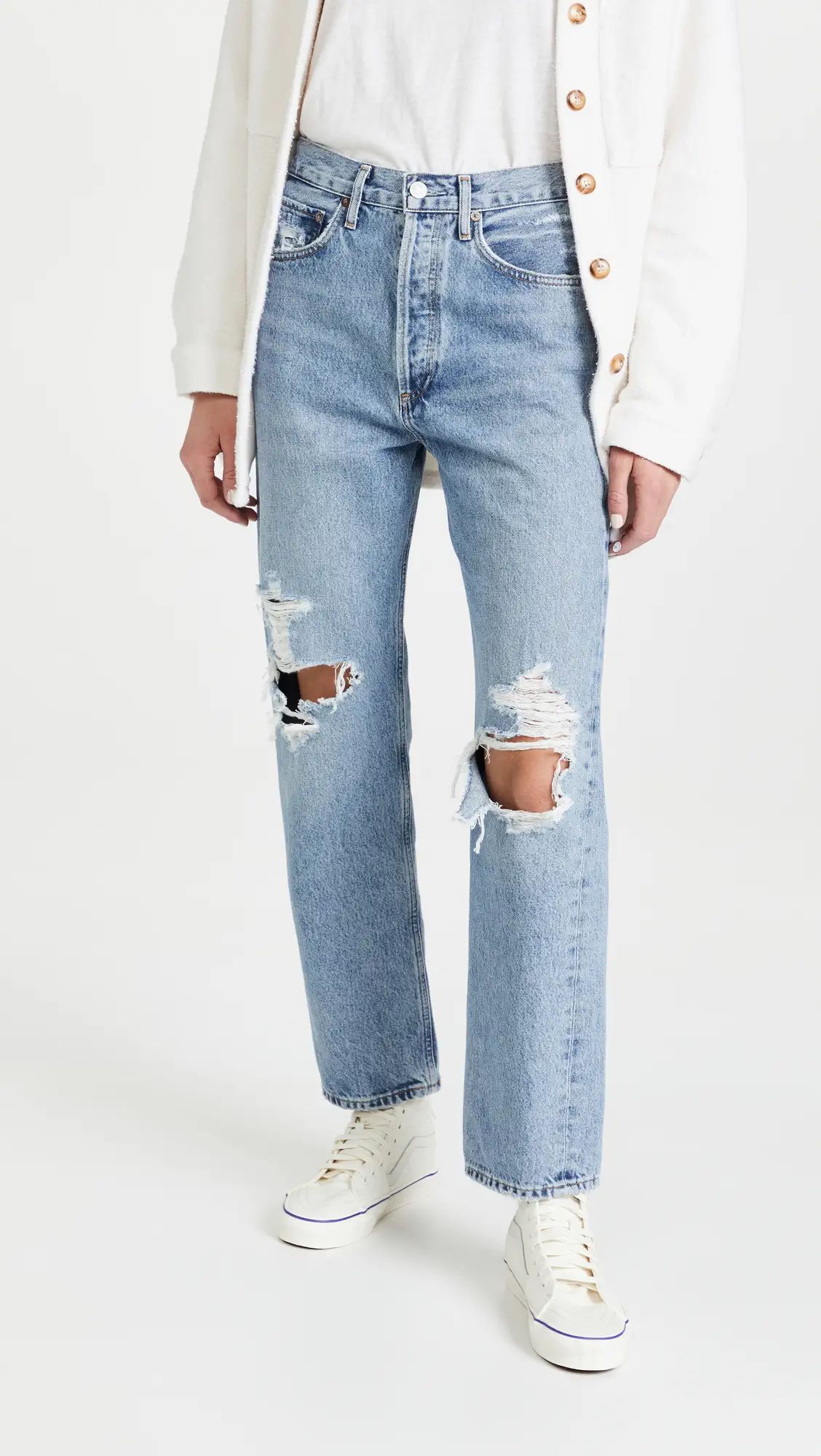 AGOLDE 90s Mid Rise Straight Fit Jeans | Shopbop | Shopbop