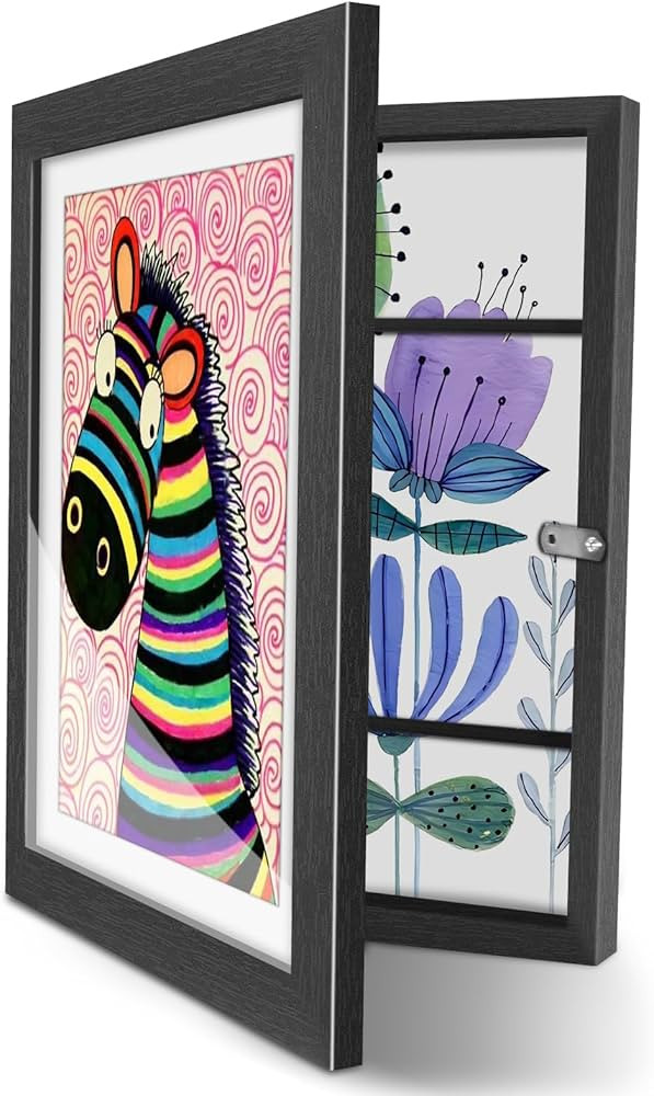Kids Artwork Frame Changeable, 8.5x11 Picture Frame With Mat, Front Opening Art Frame for Childre... | Amazon (US)