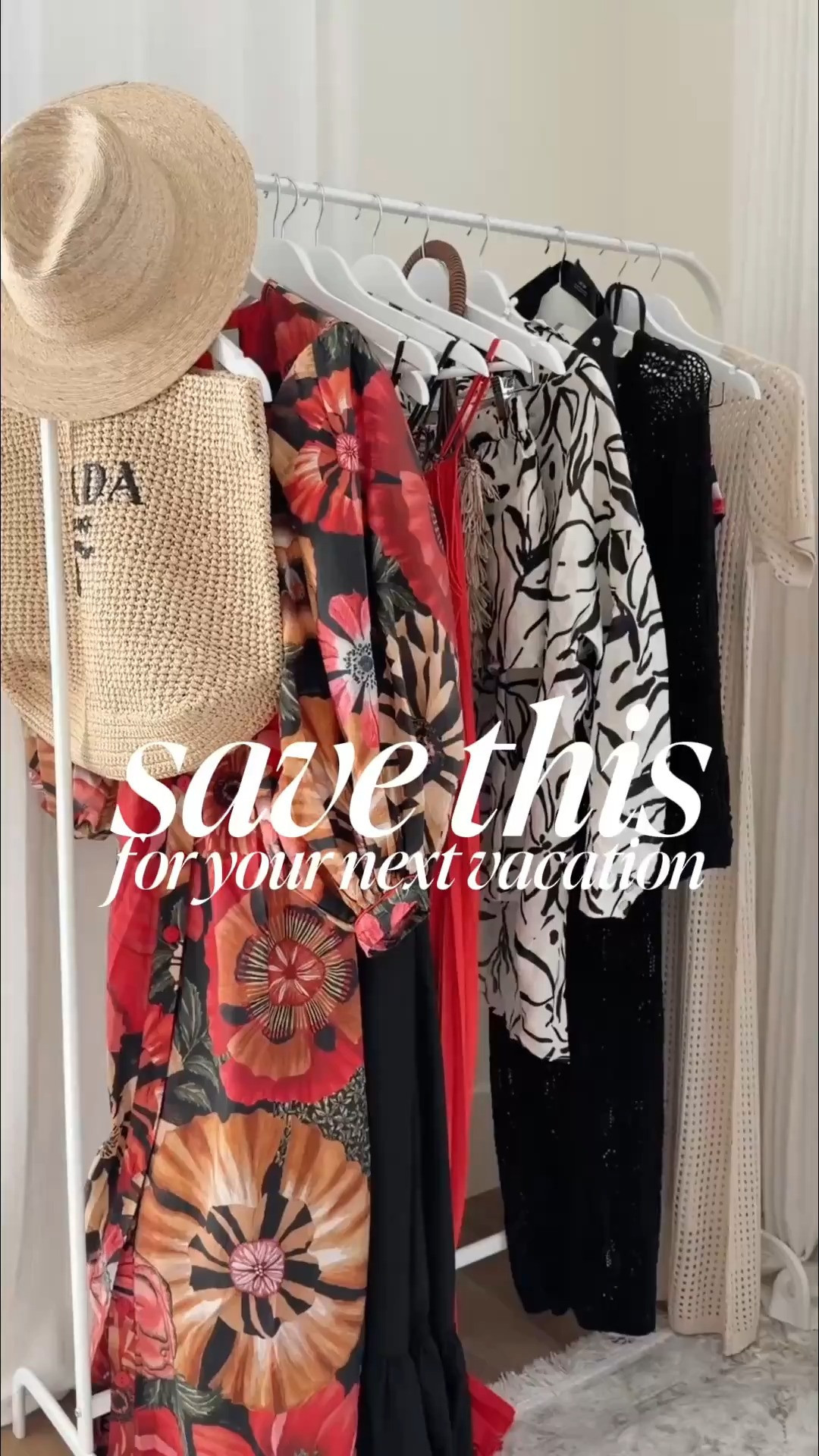 Save this… for your next vacation 🙌🏼☀️ I’m just shy of 5-7” for reference and will add sizing to these pieces below
Eyelet coverup: small
Two piece swim: small
Elan coverup: small
LSpace Set: XS top and small bottom
Red dress: small
Swim with coverup: small
Black dress: small
Farm Rio dress: XS 

 #LTKSeasonal #LTKSwim #LTKTravel