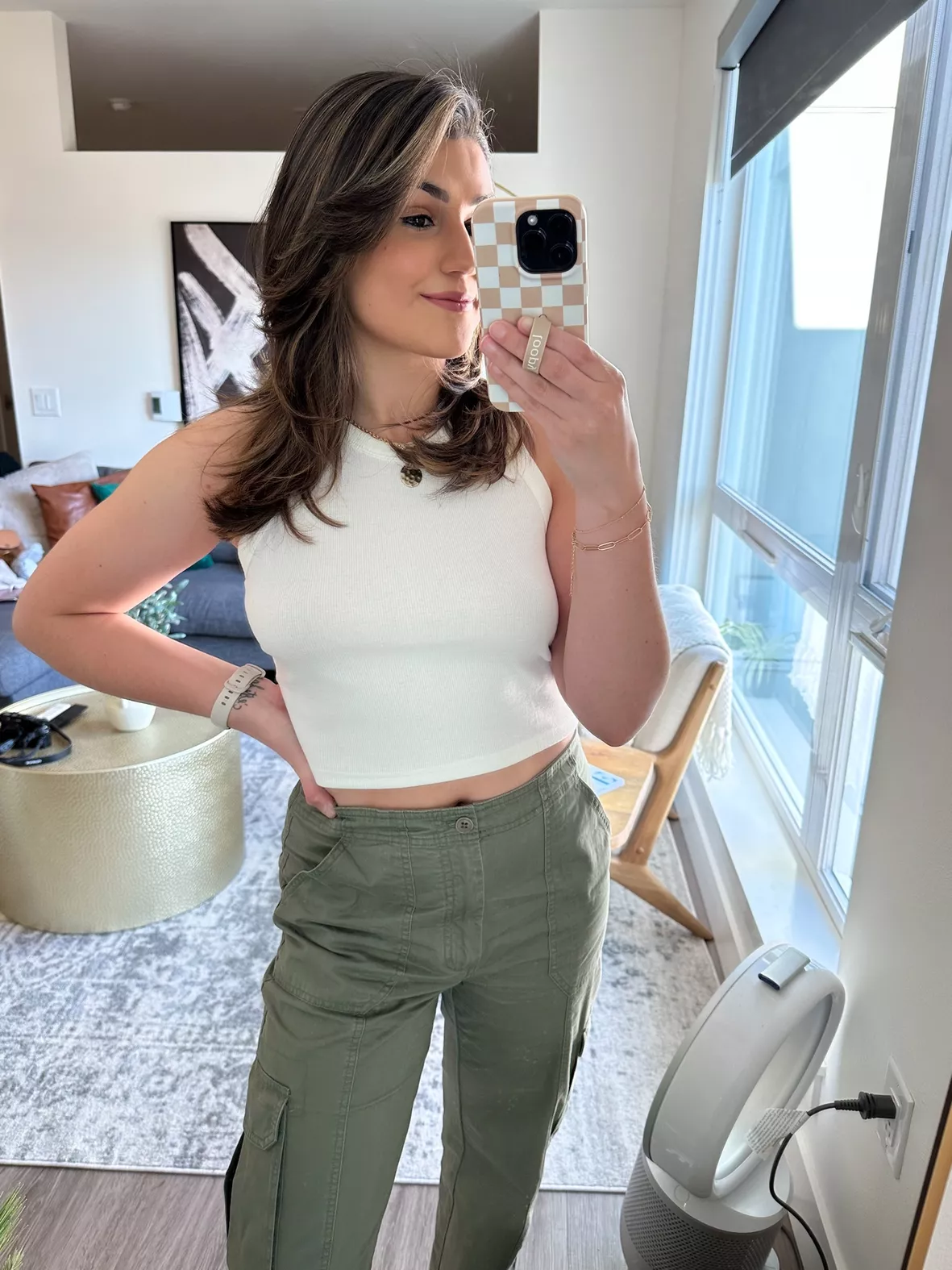 EASY TO WEAR BANDEAU TOP IN OLIVE