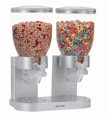 Honey-Can-Do Zevro Original Indispensable Dual 17.5 oz Dispenser, Silver/Chrome | Walmart (US)