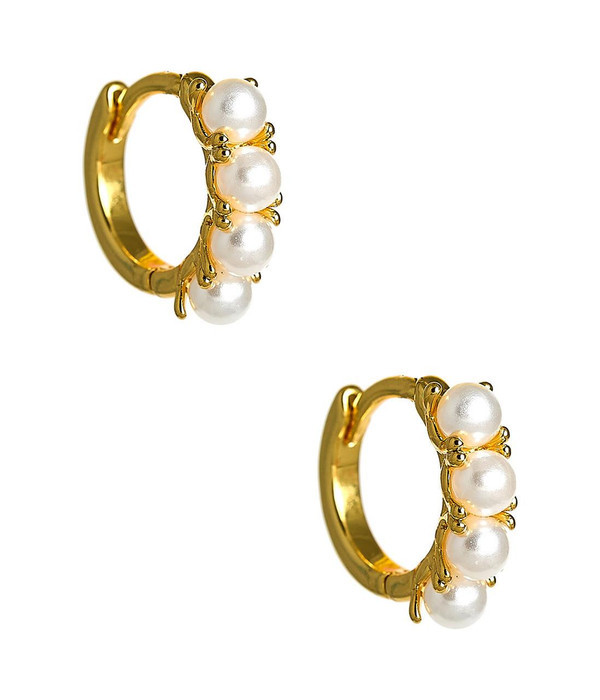 Luxe Loop - Huggie Hoop - 18k Gold Plated - Jess Fay Collection | Lisi Lerch Inc