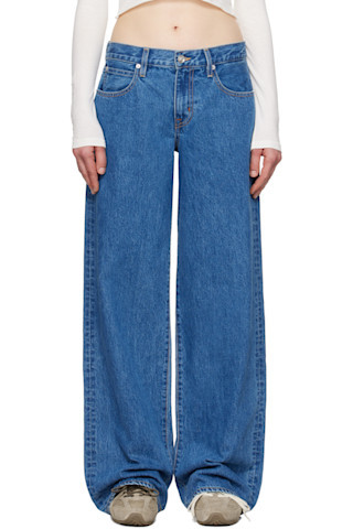 SLVRLAKE - Blue Mica Jeans | SSENSE