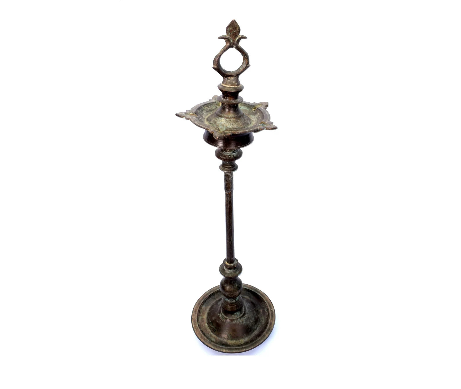Antique South Indian Hand Crafted Brass Oil Diya Light Stand  | Etsy | Etsy (US)