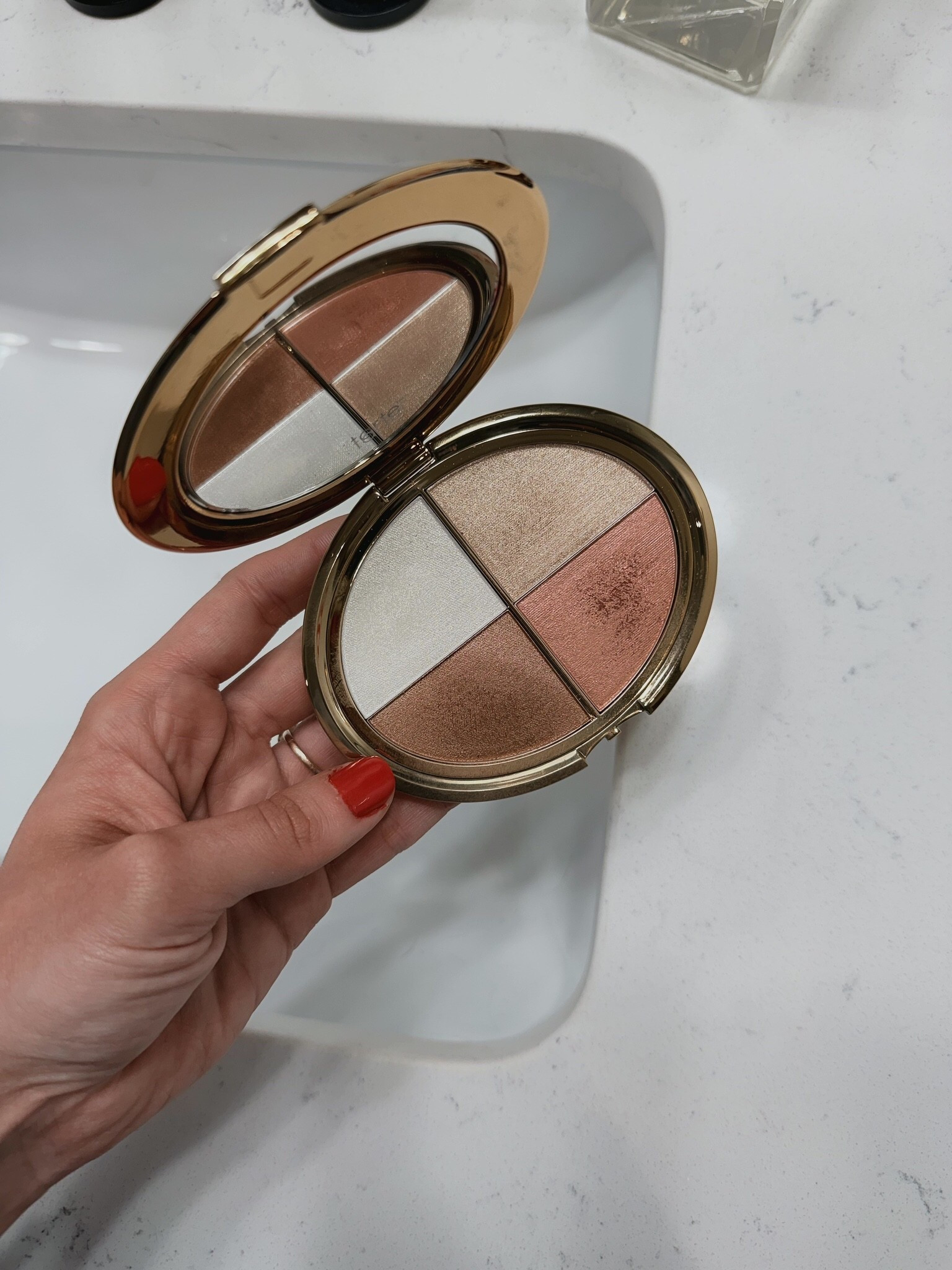 This Tarte eye and cheek palette has made my daily makeup routine so much easier. It comes with a blush, highlight, and bronzer, and all can be used on your eyelids!

#LTKBeauty #LTKSeasonal #LTKmorningroutine