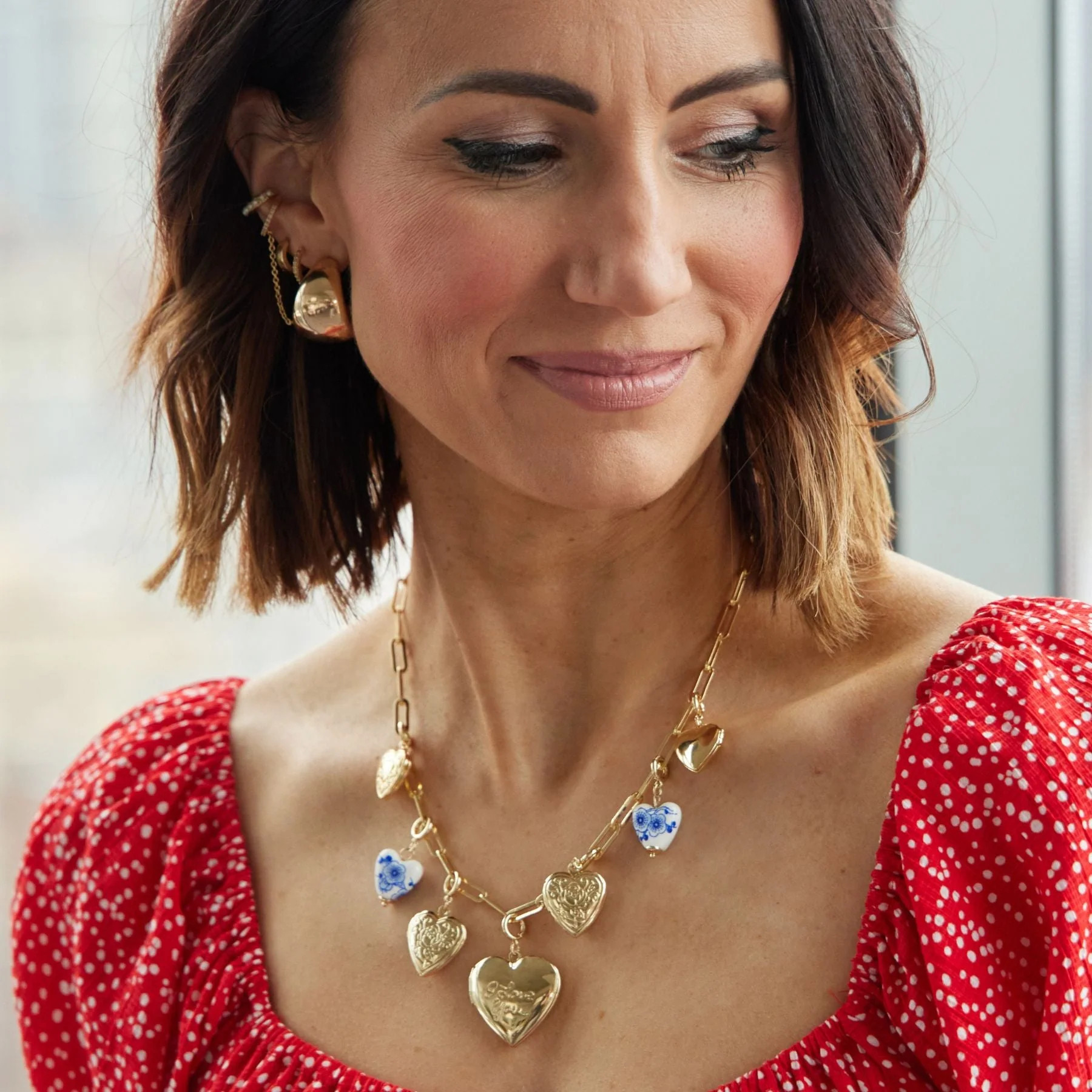 Gold Darling Necklace | Nickel and Suede