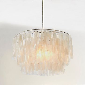 Capiz Round Chandelier (24") | West Elm (US)