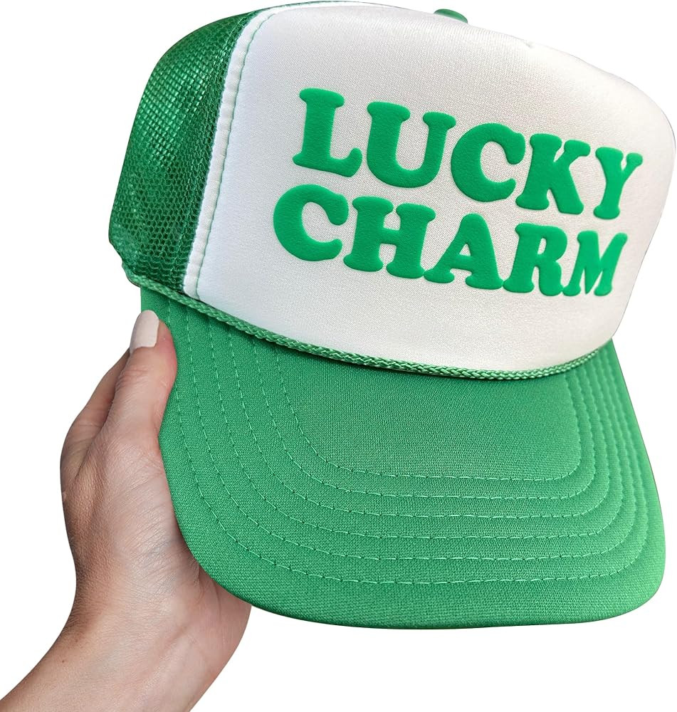 NACRE APPAREL Trendy Trucker Hats Puff Print Design Foam Trucker Hats | Amazon (US)