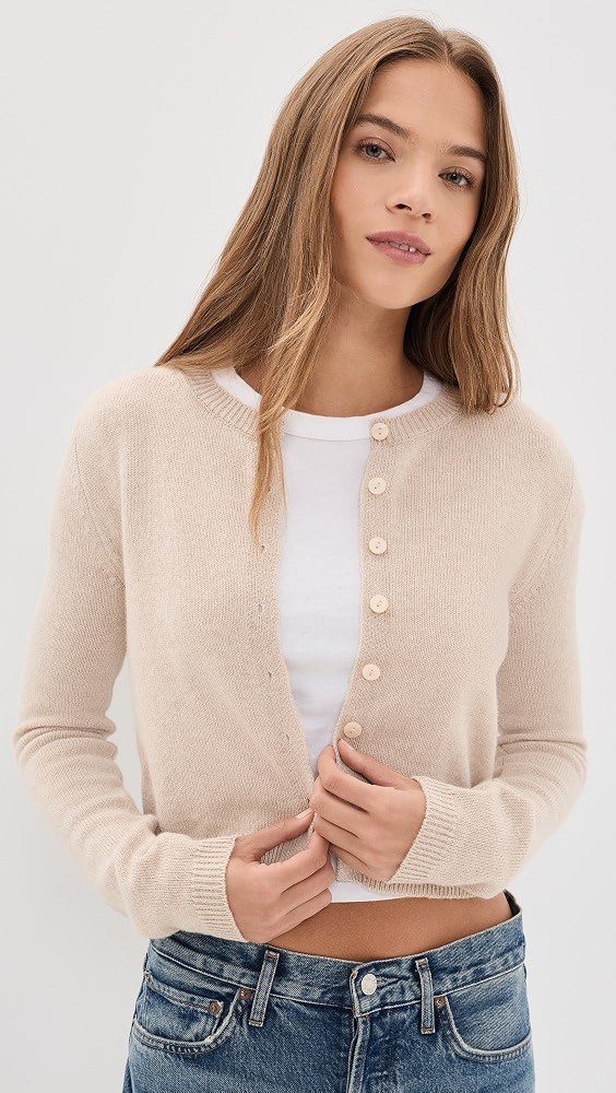 Reformation Clara Cashmere Crew Cardigan | Shopbop | Shopbop