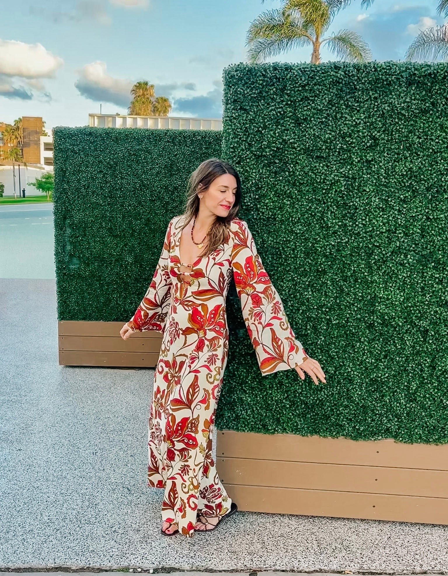 Proof that prints can be a mood 🌺  Wearing a small 

#LTKFestival 

#LTKootd #LTKTravel