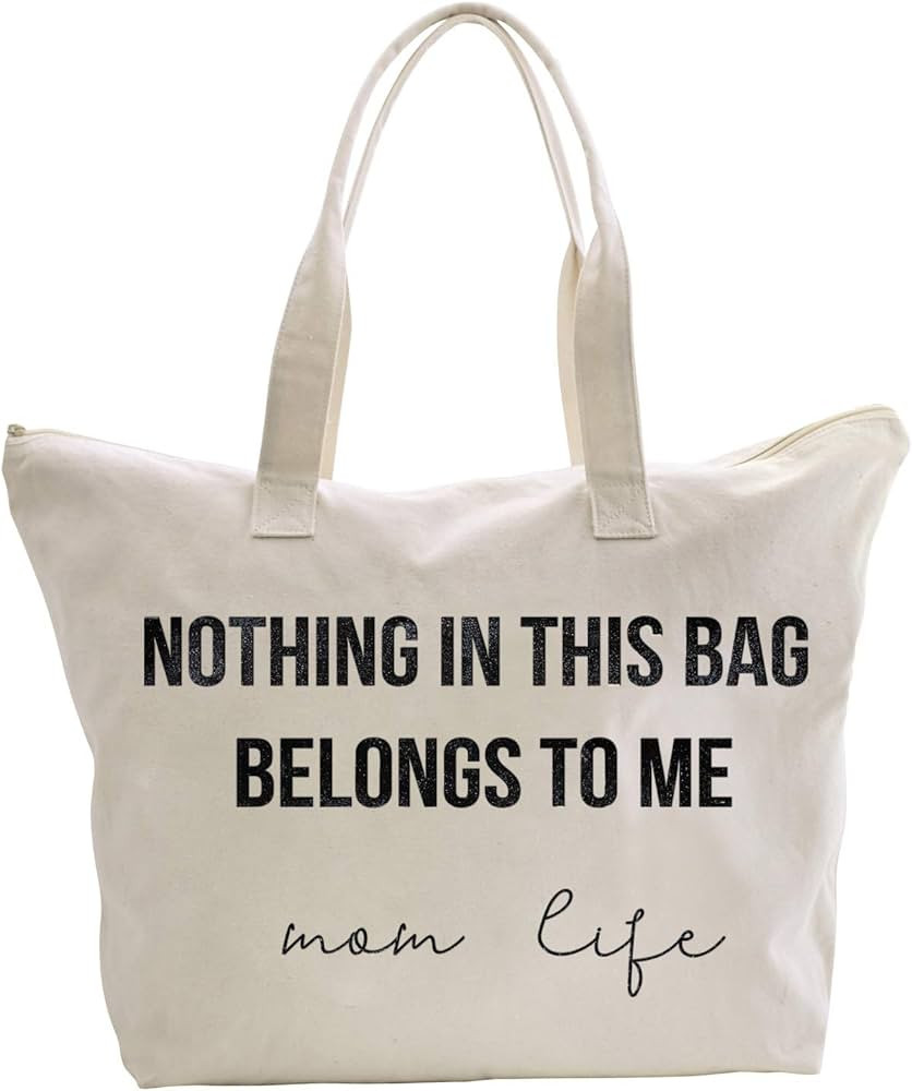 ELEGANTPARK Baby Shower Gifts for New Mom Life Tote Bag Mothers Day Christmas Birthday Gifts for ... | Amazon (US)