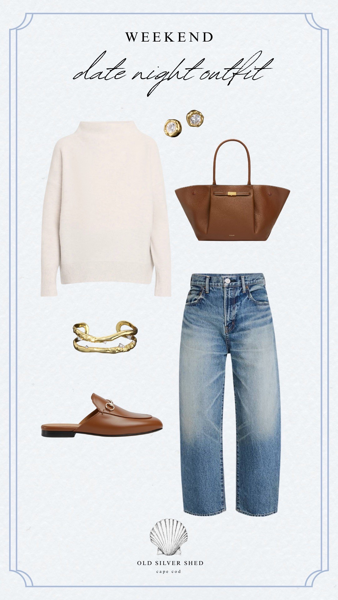 The weekend is finally here! Whether you’re heading to happy hour or to dinner, this date night outfit is a great go-to. I love the slight barrel fit on these jeans and can’t speak highly enough about the quality of this sweater. Add some loafers and dainty gold jewelry and you’ll be set! 

#LTKStyleTip #LTKShoeCrush