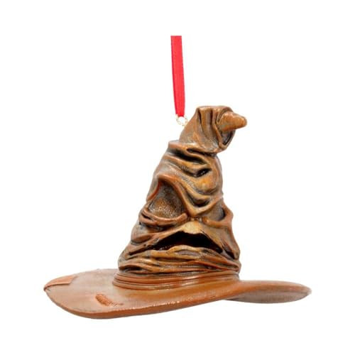 Nemesis Now Officially Licensed Harry Potter Sorting Hat Hanging Ornament, Brown, 9cm | Amazon (US)