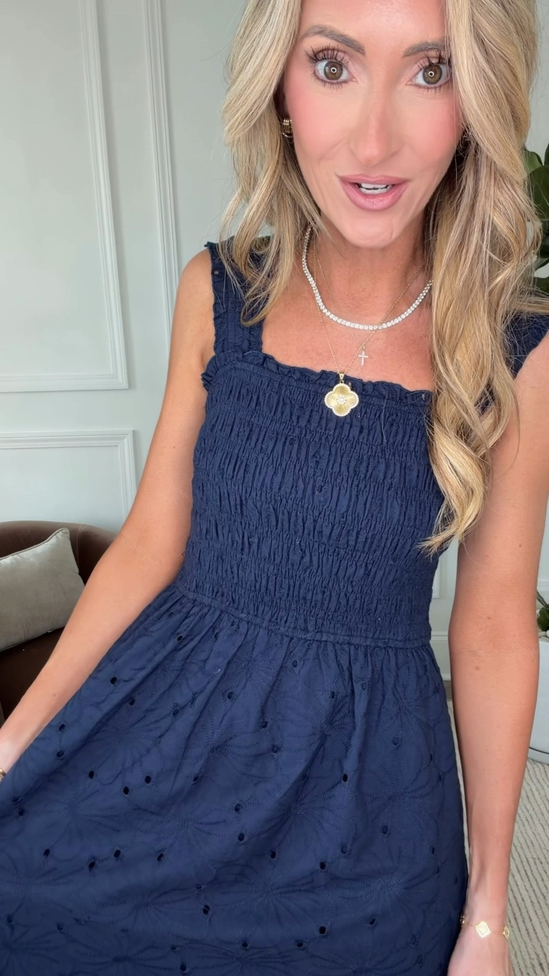 The most stunning navy dress I am just in love with! 

#LTKOver40 #LTKSeasonal #LTKSaleAlert