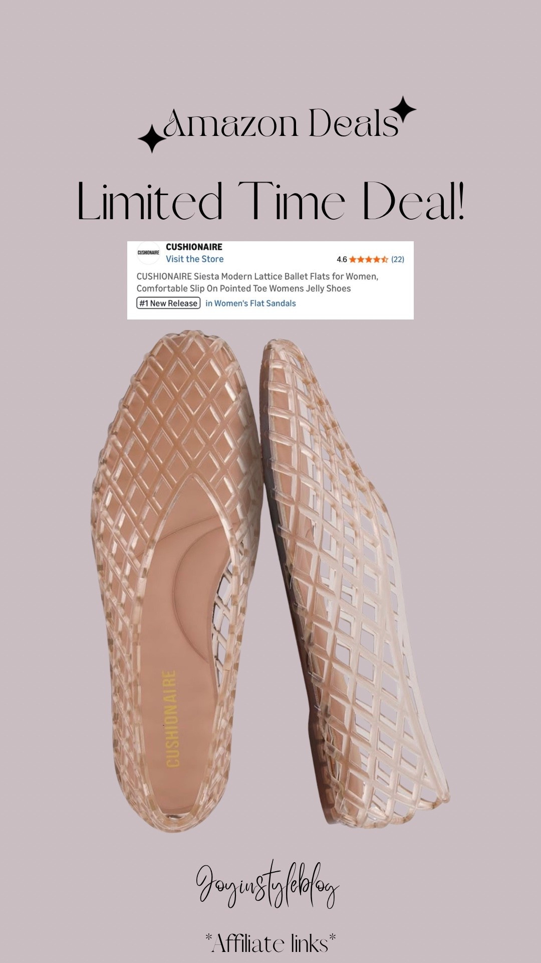 Amazon deals! 😍 Jelly shoes

Travel shoes / date night shoes / workwear shoes / summer shoes

#LTKSeasonal #LTKSaleAlert #LTKTravel