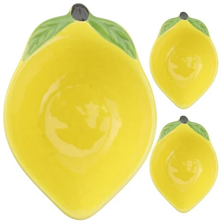 3 Pcs Ceramic Dish Decor Salad Bowl Sauce Containers Child Dipping Washable Household Ceramics | Walmart (US)