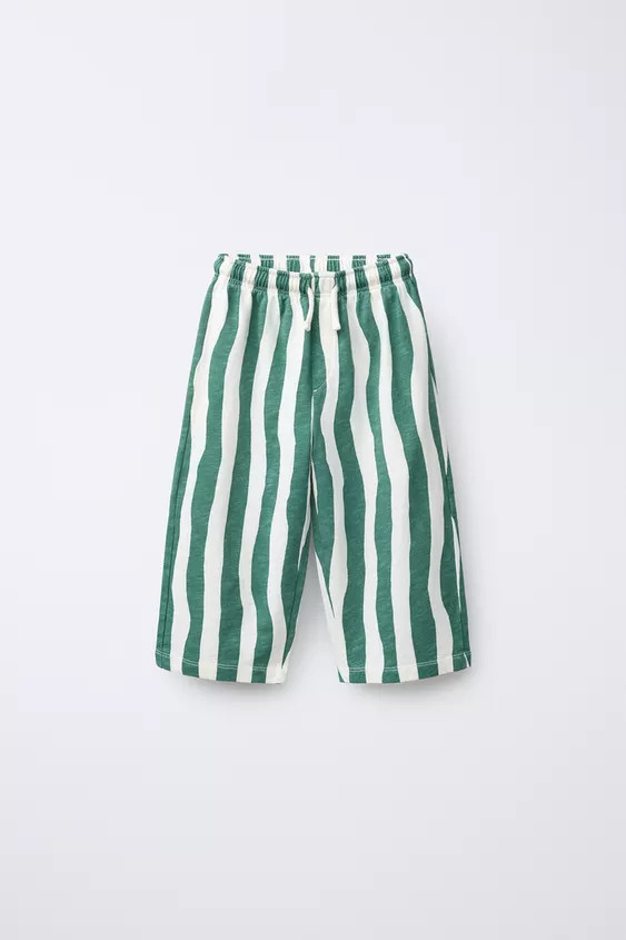 WAVE STRIPE PANTS | Zara US
